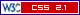 W3C CSS 2.1 Compliant